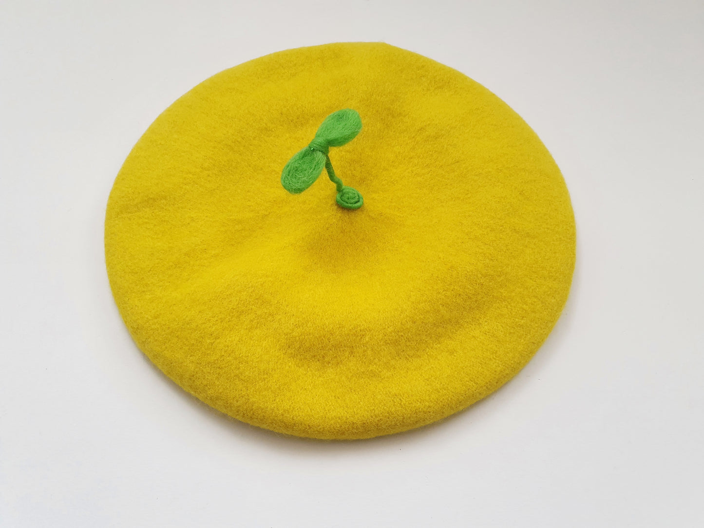 The Plant A Seed Beret In Yellow