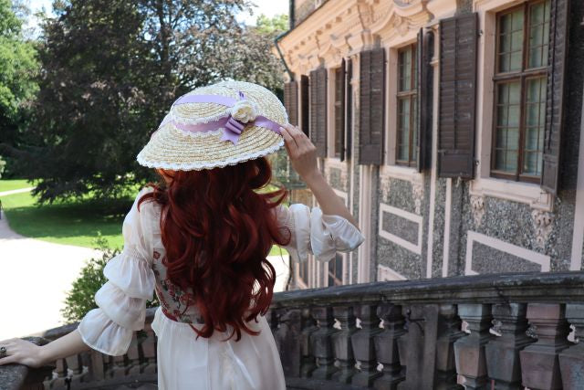 The Rose Dream Bonnet in Lavender