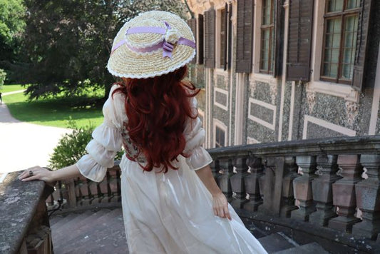 The Rose Dream Bonnet in Lavender