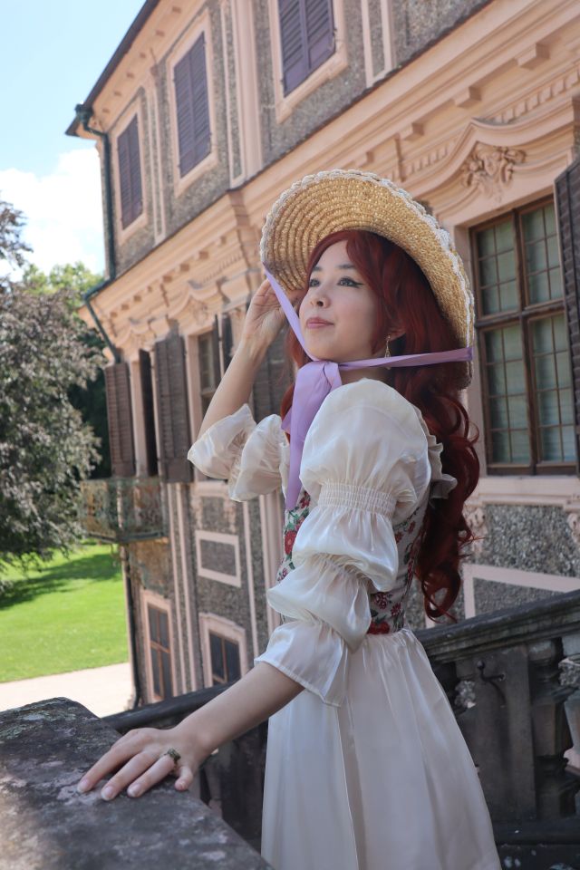 The Rose Dream Bonnet in Lavender