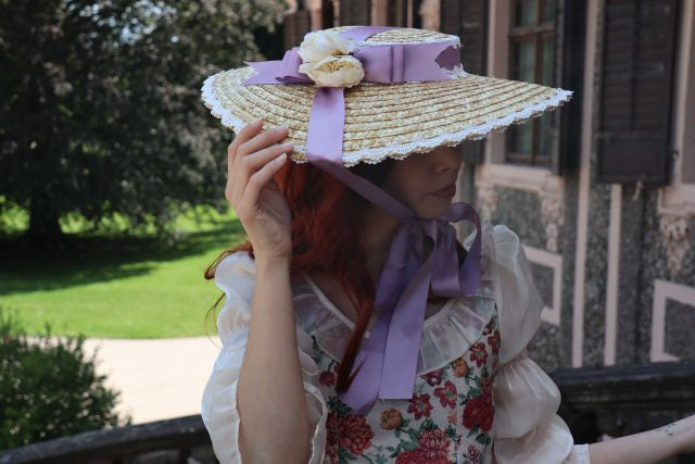 The Rose Dream Bonnet in Lavender