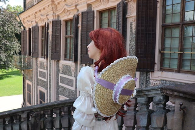 The Rose Dream Bonnet in Lavender