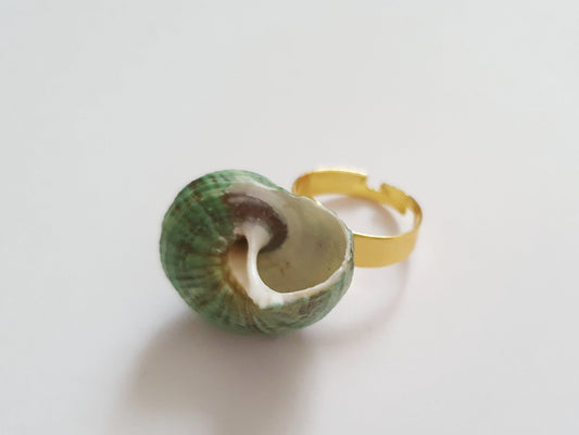 The Green Mermaid Treasure Ring