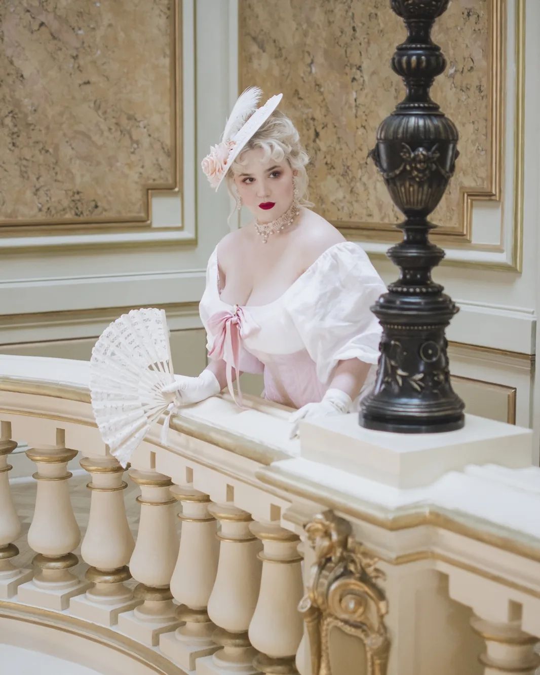 The White Bergère Romance Hat