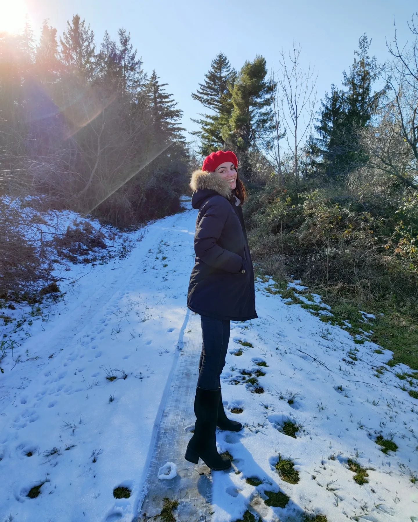 The Red Tenue Du Jour Beret