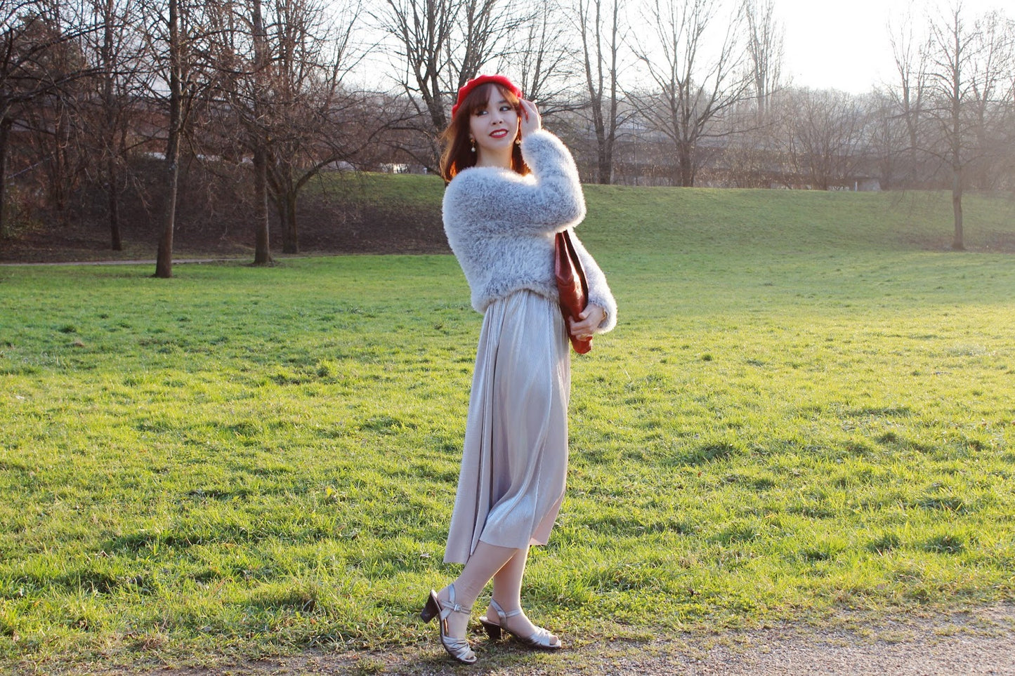 The Red Tenue Du Jour Beret