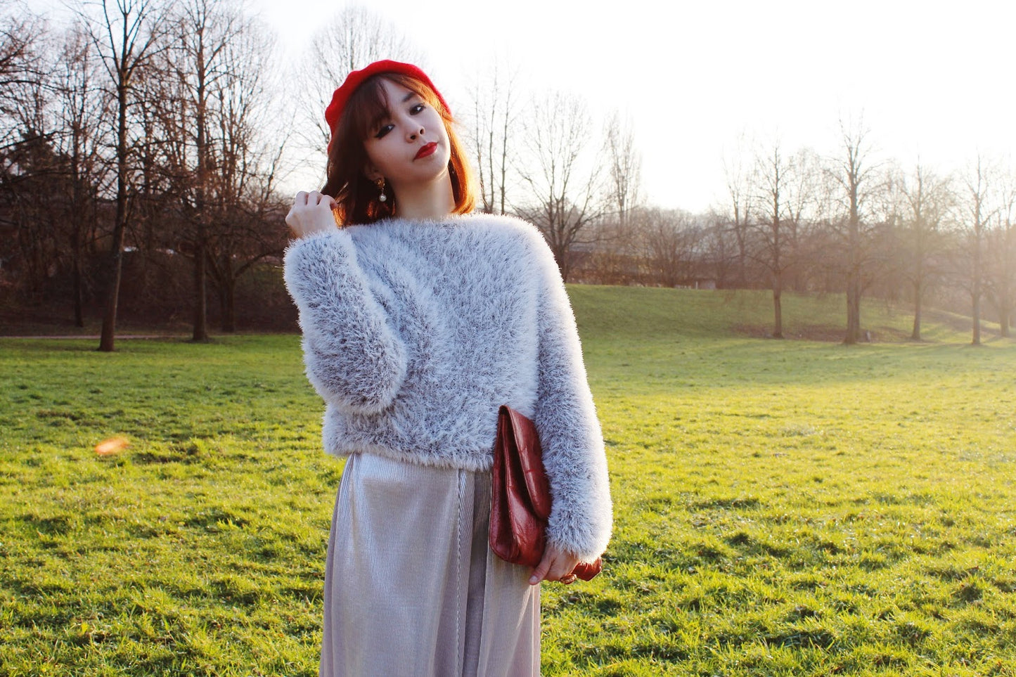 The Red Tenue Du Jour Beret