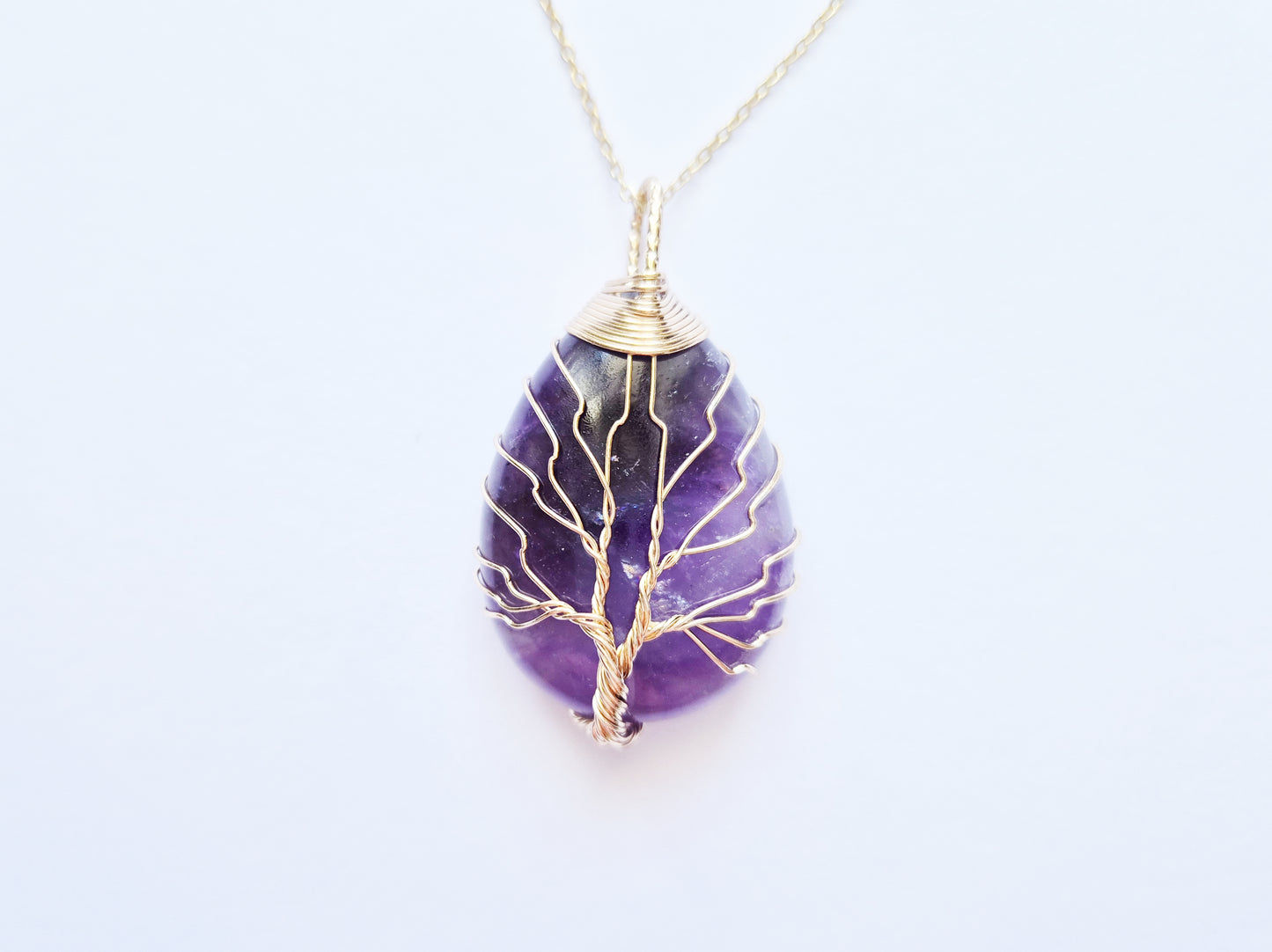 The Amethyst Tree of Life Necklace