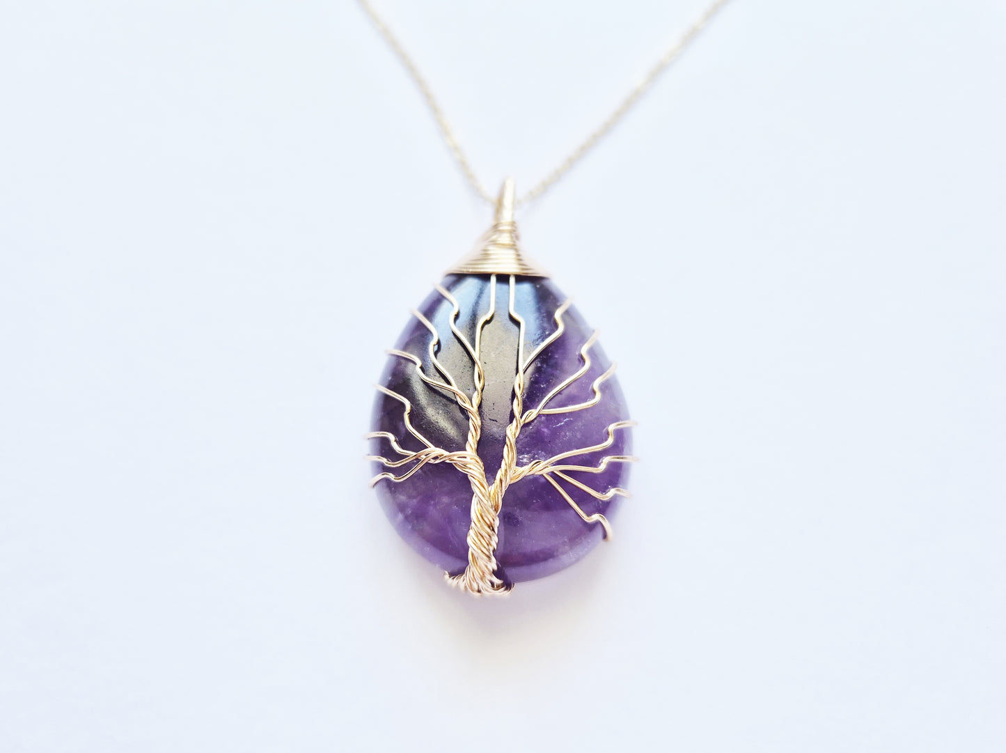 The Amethyst Tree of Life Necklace