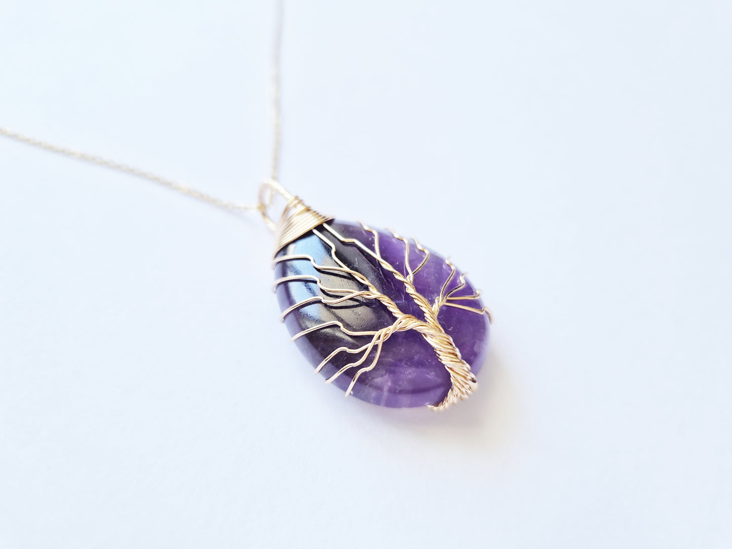 The Amethyst Tree of Life Necklace