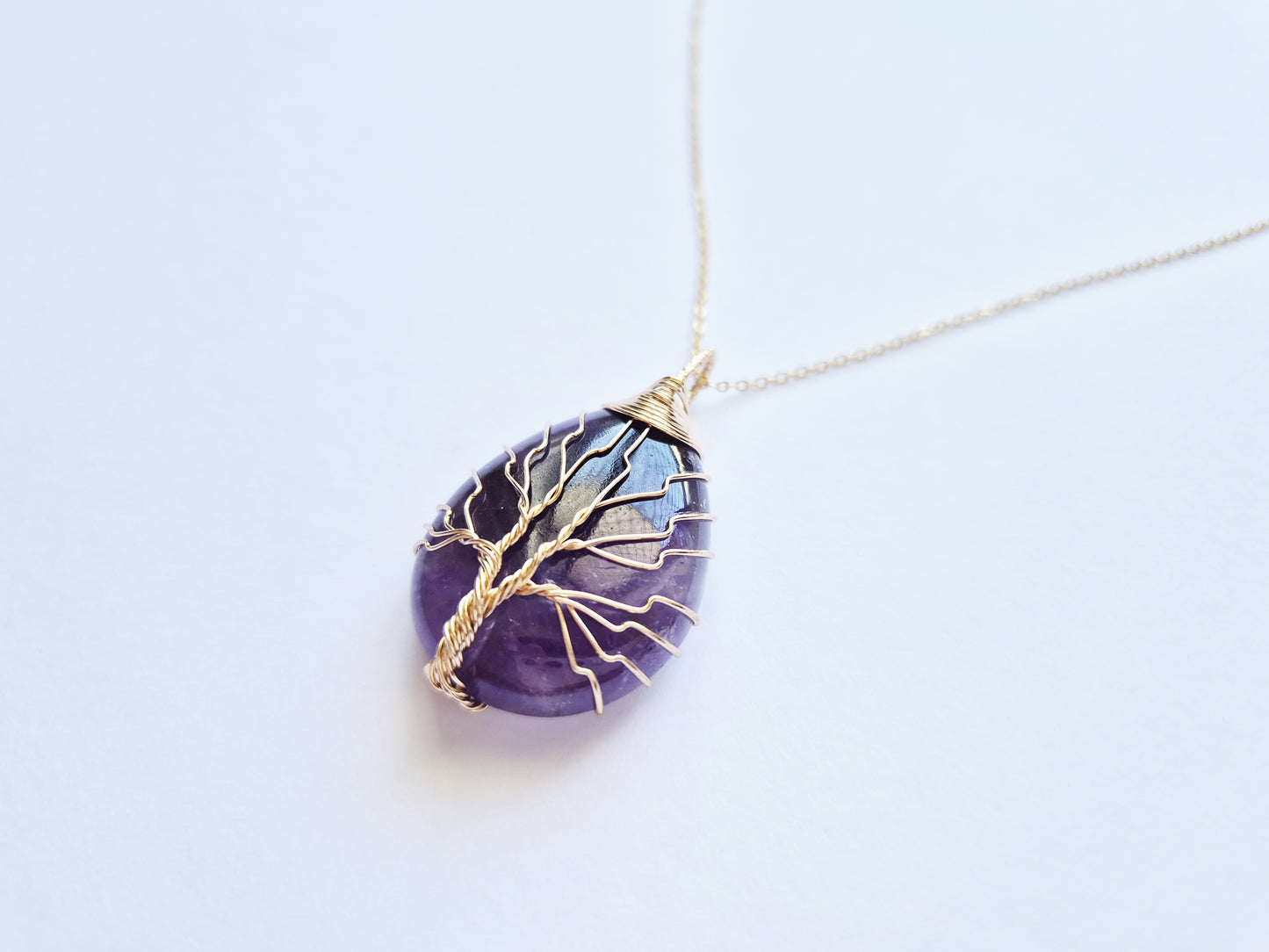 The Amethyst Tree of Life Necklace