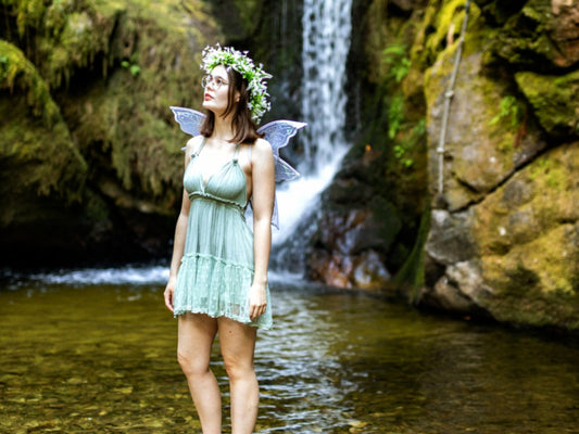 The Beltane Dress In Light Green