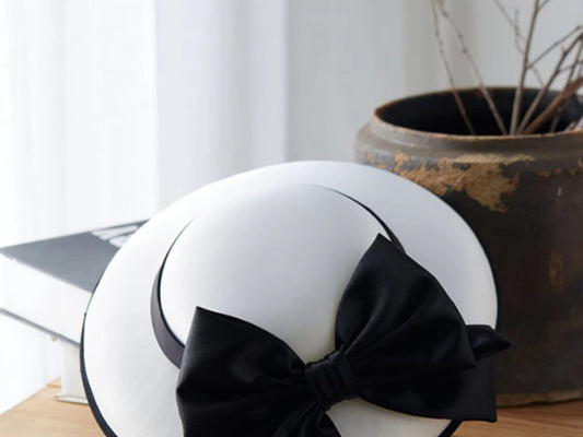 The Black Bow Fascinator