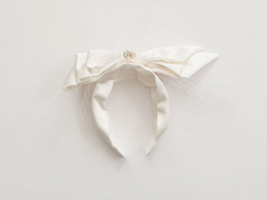 The Bridal Satin Headband