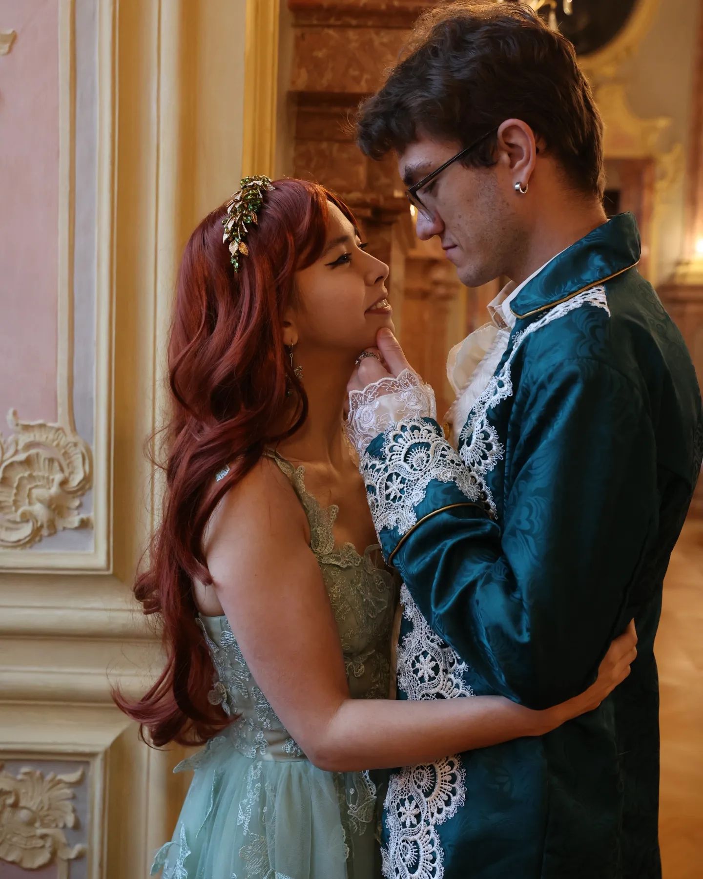 The Celestine Gown In Light Green
