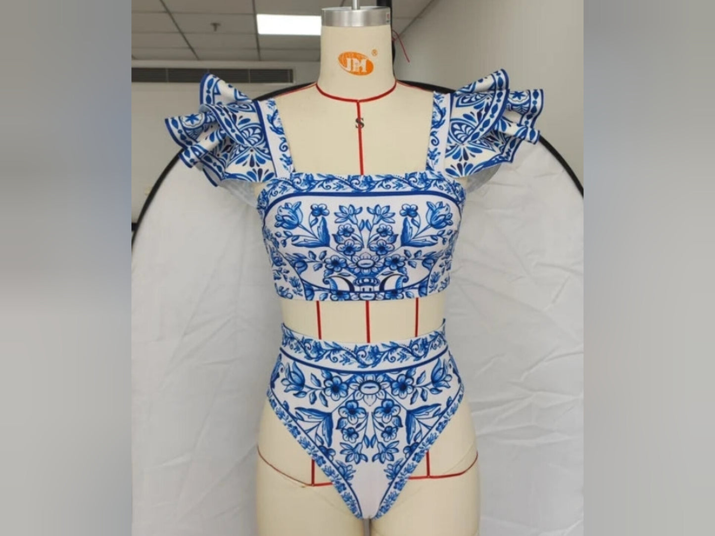 The Delft Blue Bikini Set