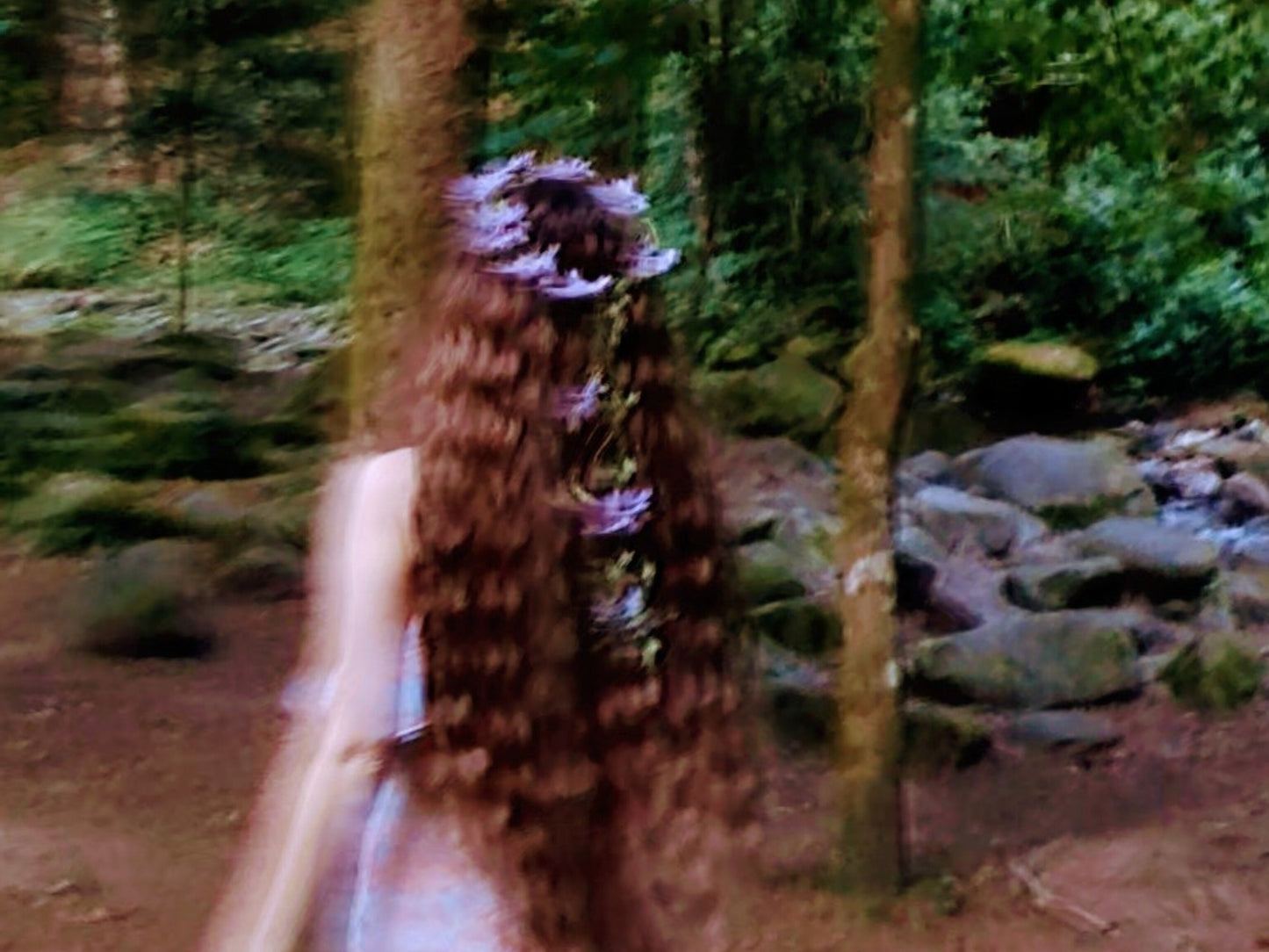 The Elven Princess Flower Crown - Purple