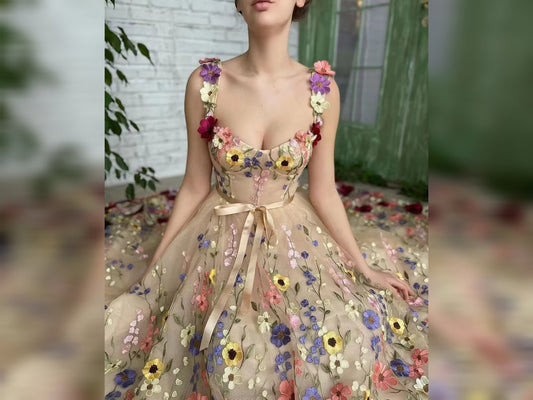 The Enchanted Blossom Gown