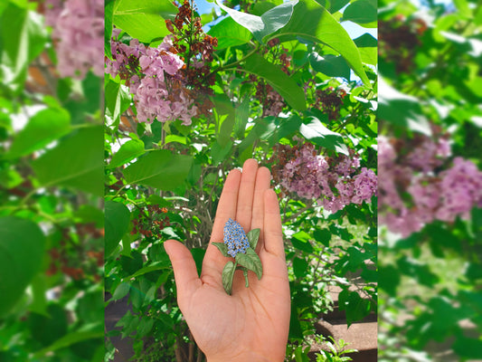 The Lilac Bloom Brooch