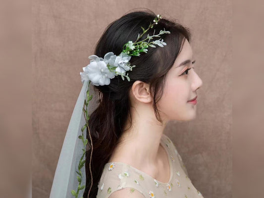 The Forest Princess Bride Veil