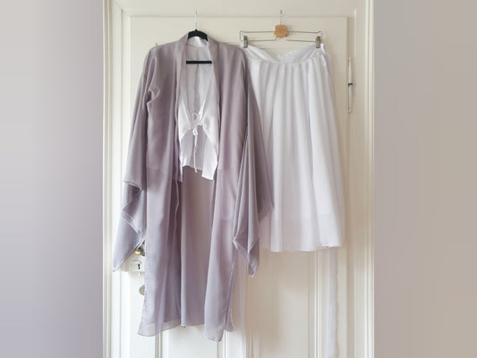The Grey and White Hanfu