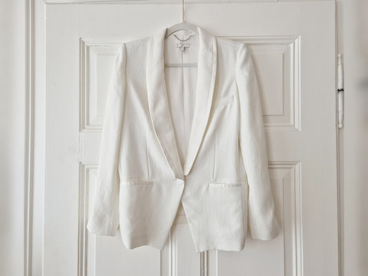 Authentic Vintage Soft White Joie Blazer In Size S