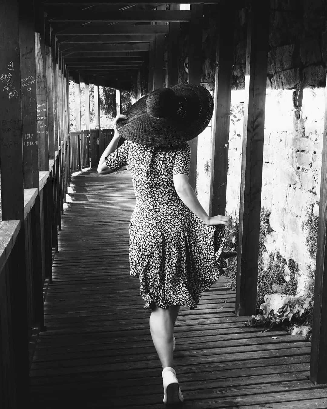The Black Maya Straw Hat