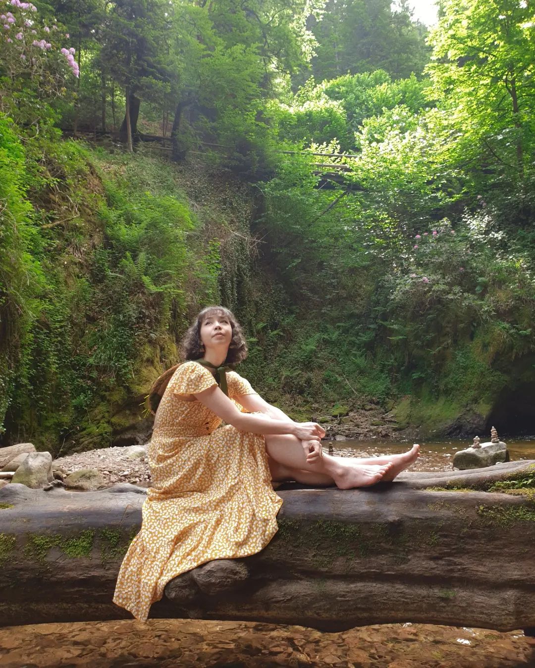 The Yellow Meadow Girl Dress
