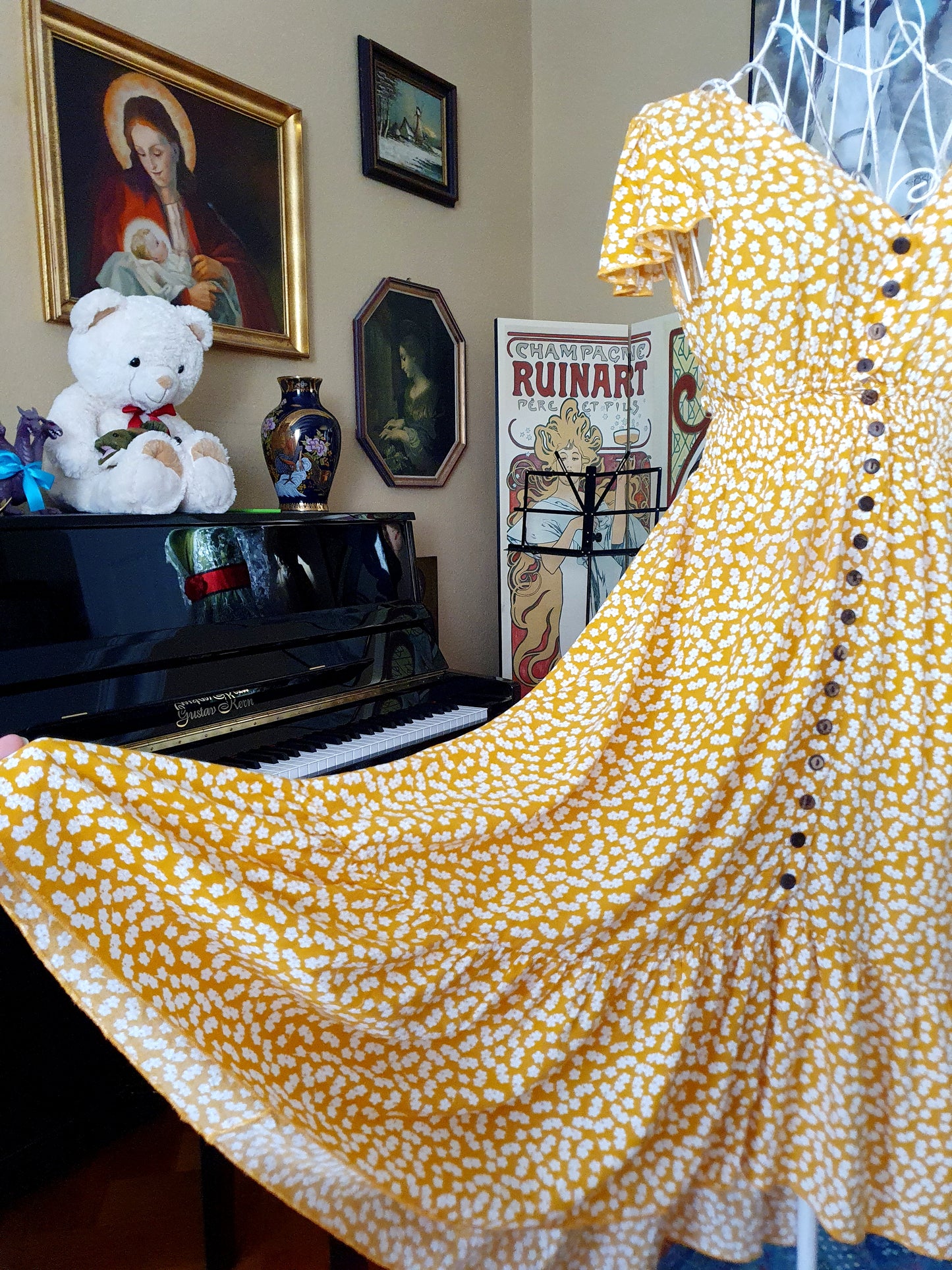 The Yellow Meadow Girl Dress