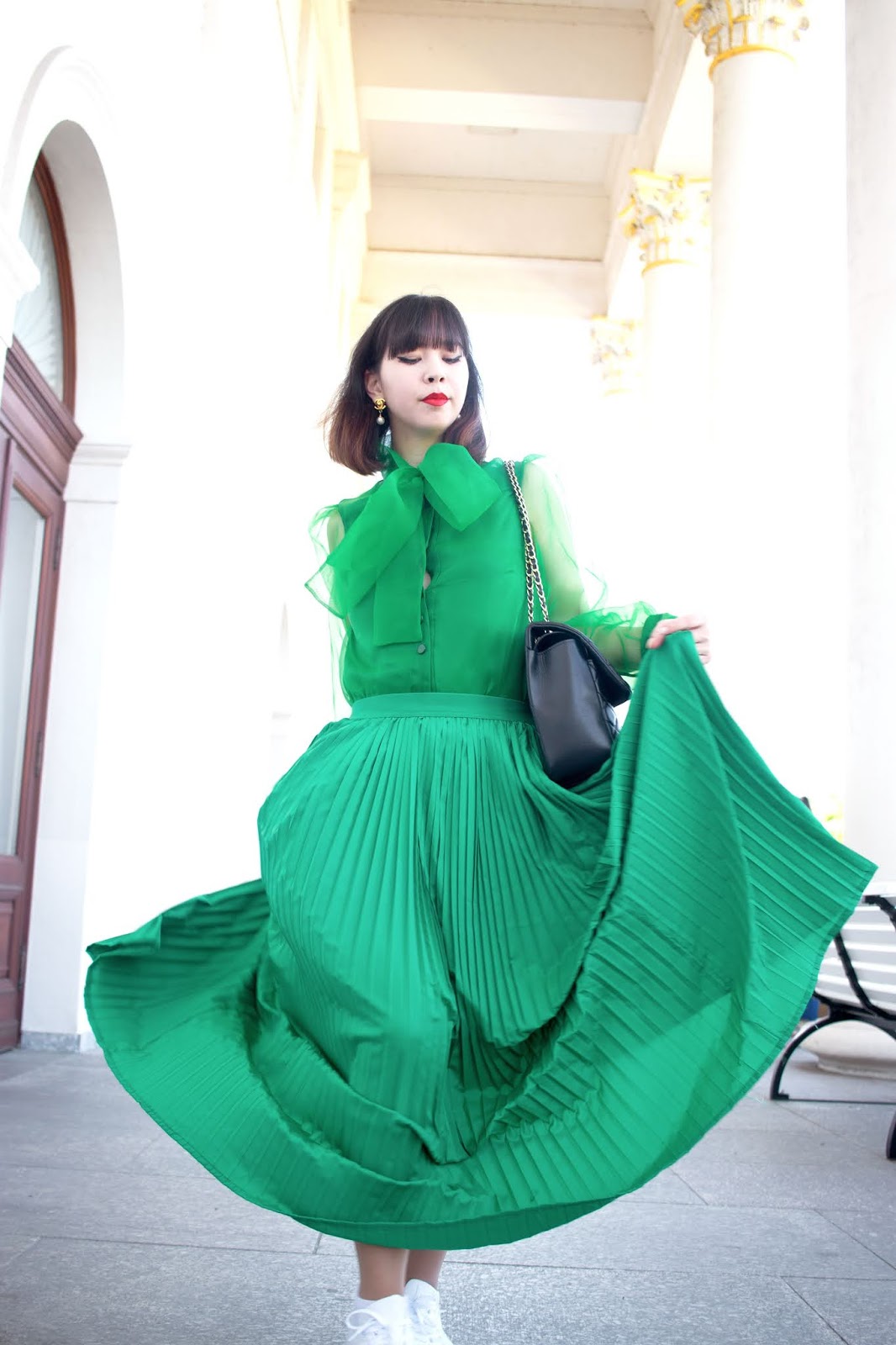 The Emerald Beauty Maxi Skirt