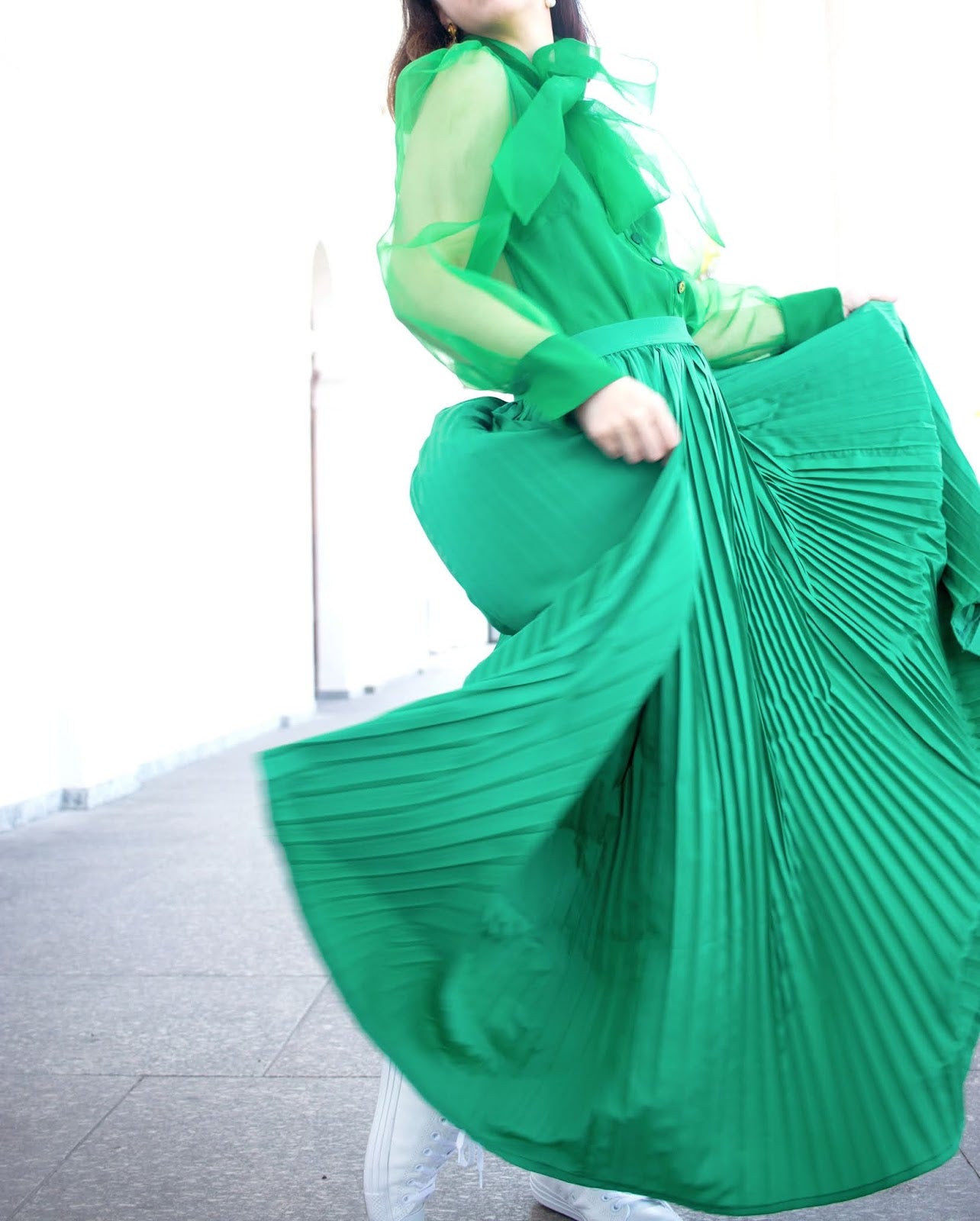 The Emerald Beauty Maxi Skirt