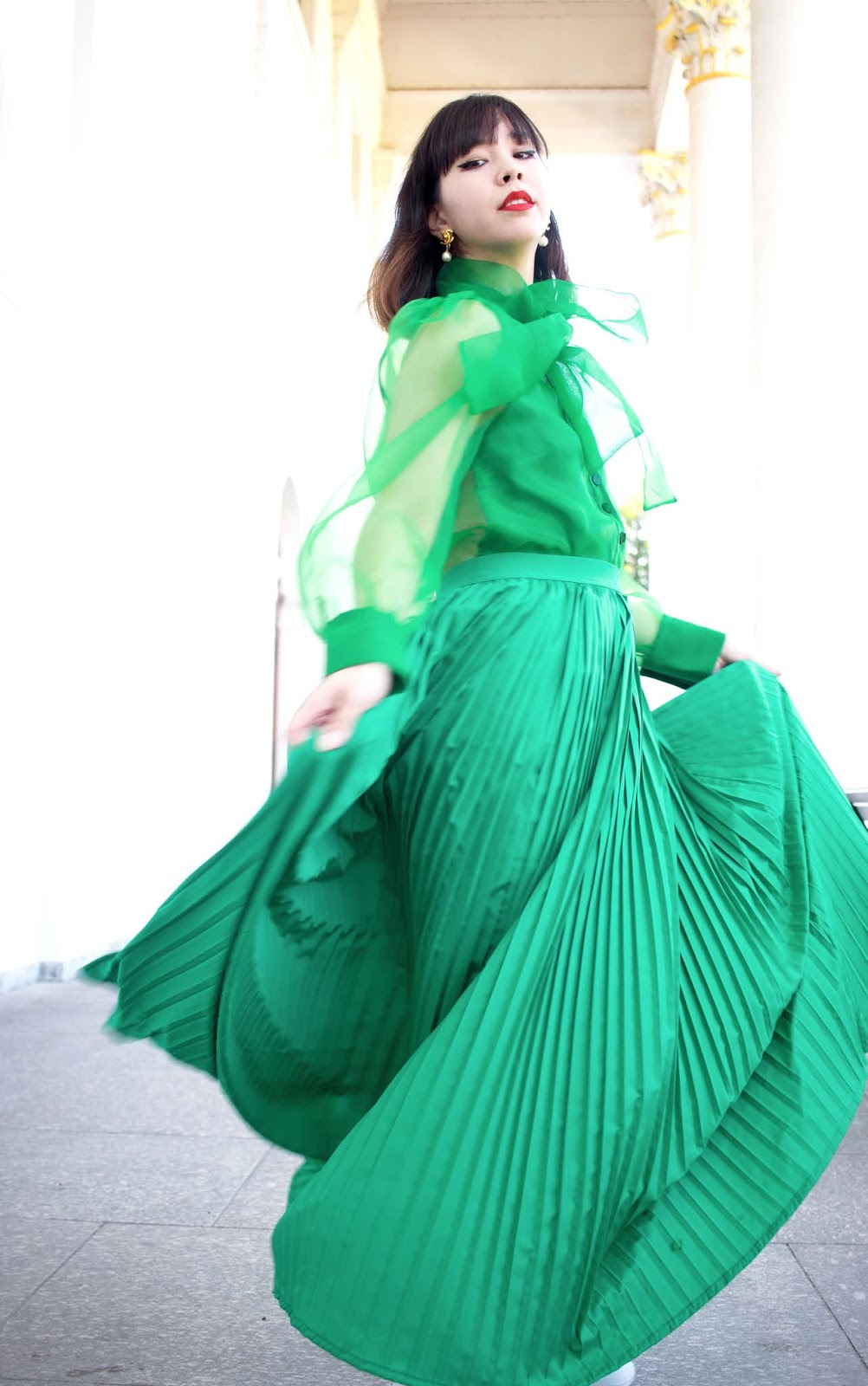 The Emerald Beauty Maxi Skirt