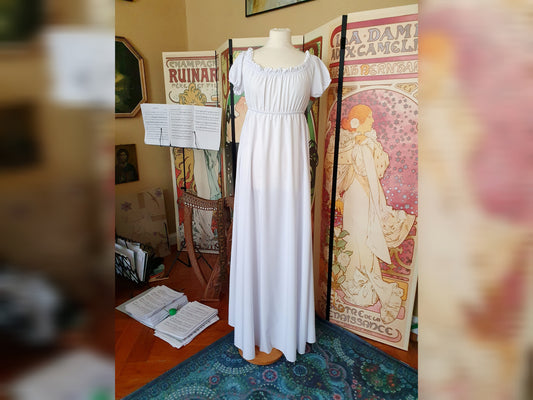 The White Regency Gown
