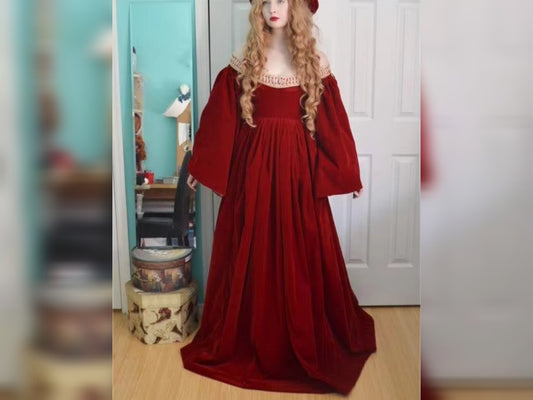 The Renaissance Velvet Gown