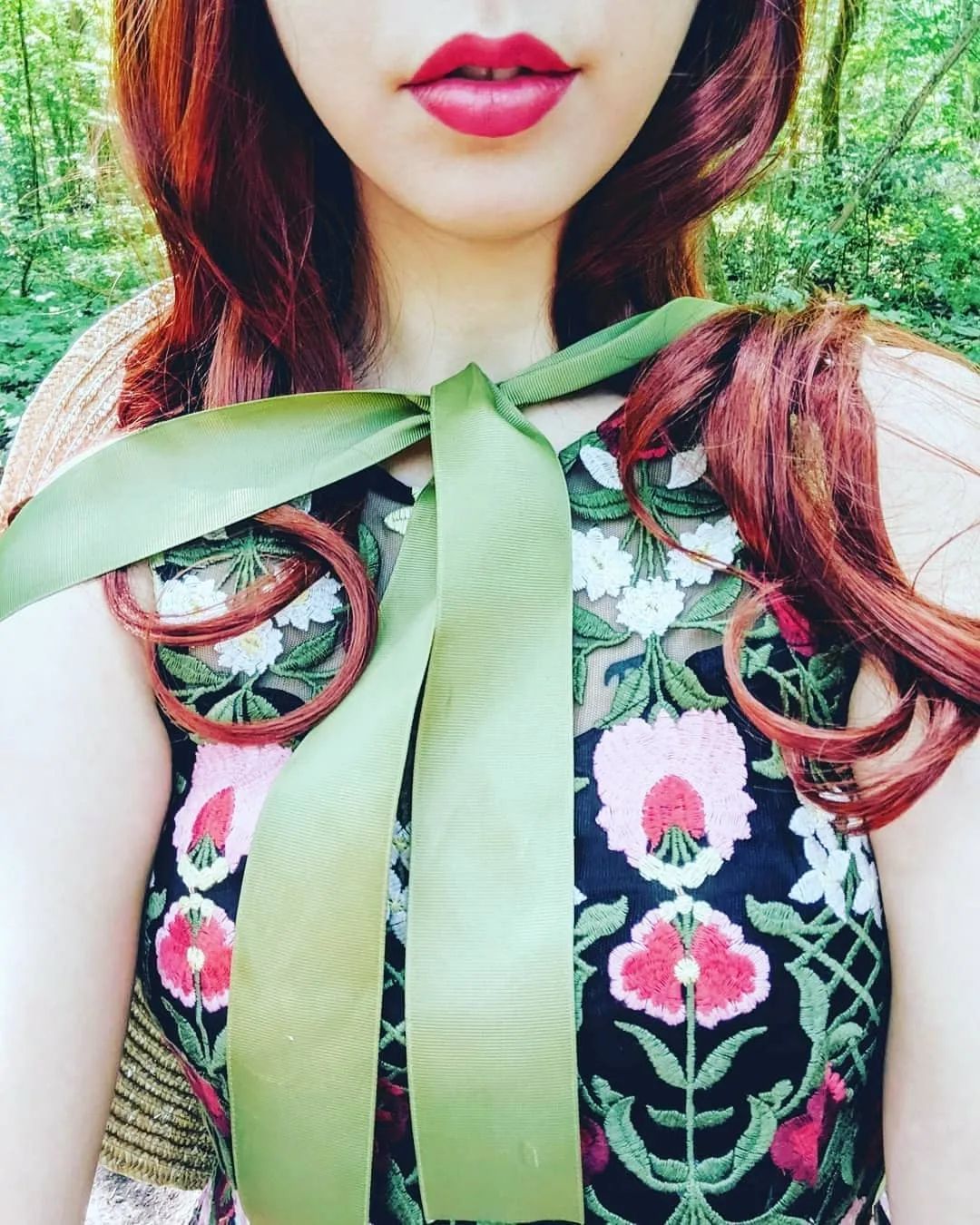 The Rose Dream Bonnet in Green