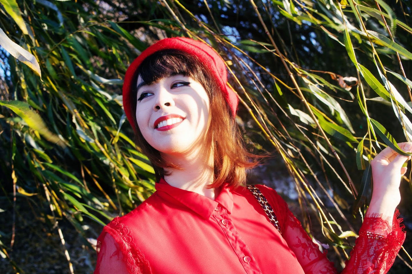 The Red Tenue Du Jour Beret