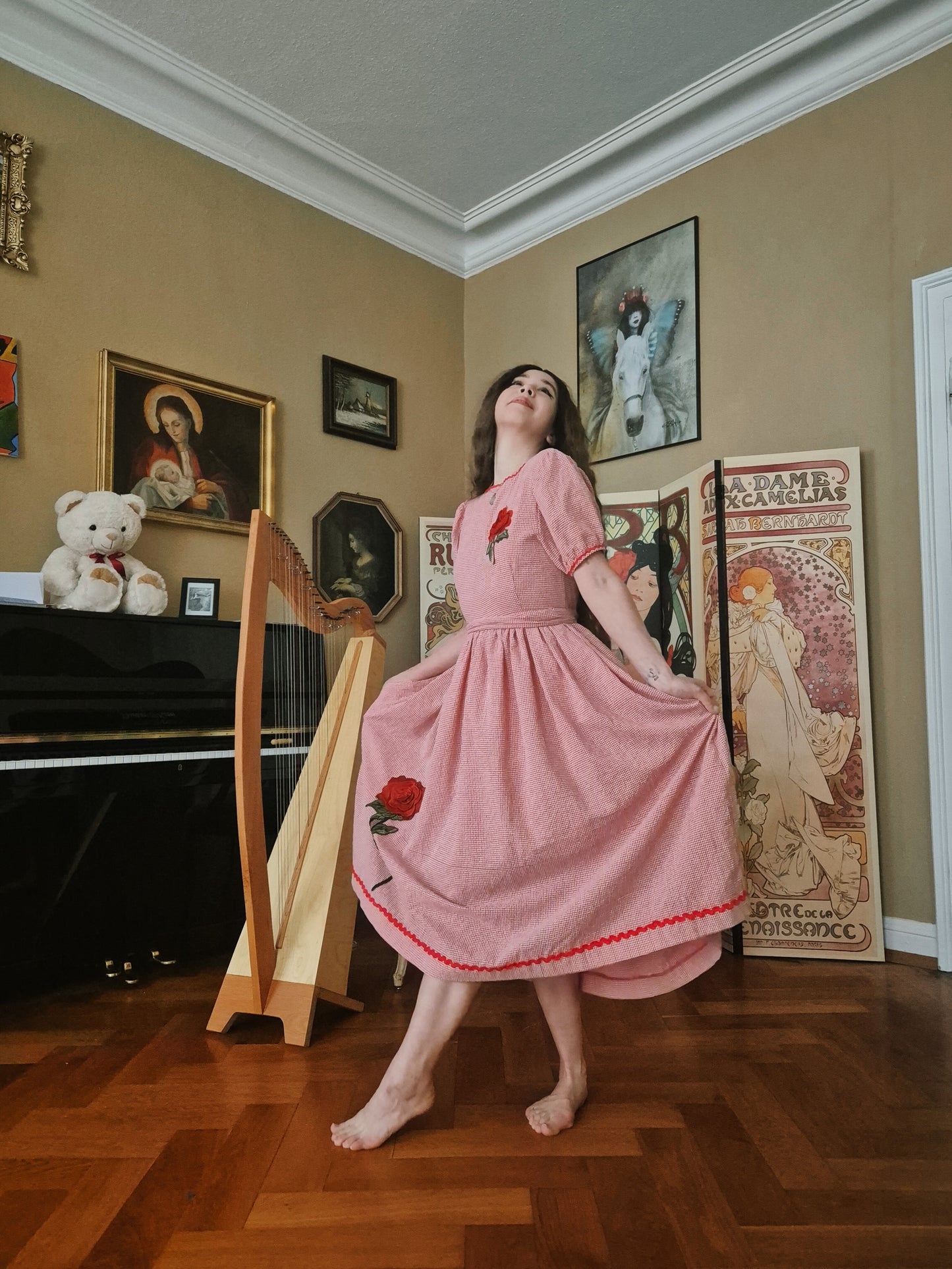 The Sweet Rose Picnic Dress