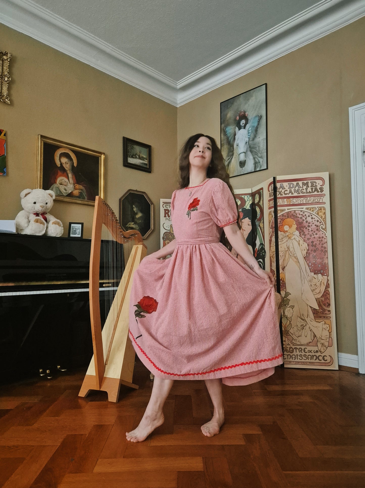 The Sweet Rose Picnic Dress