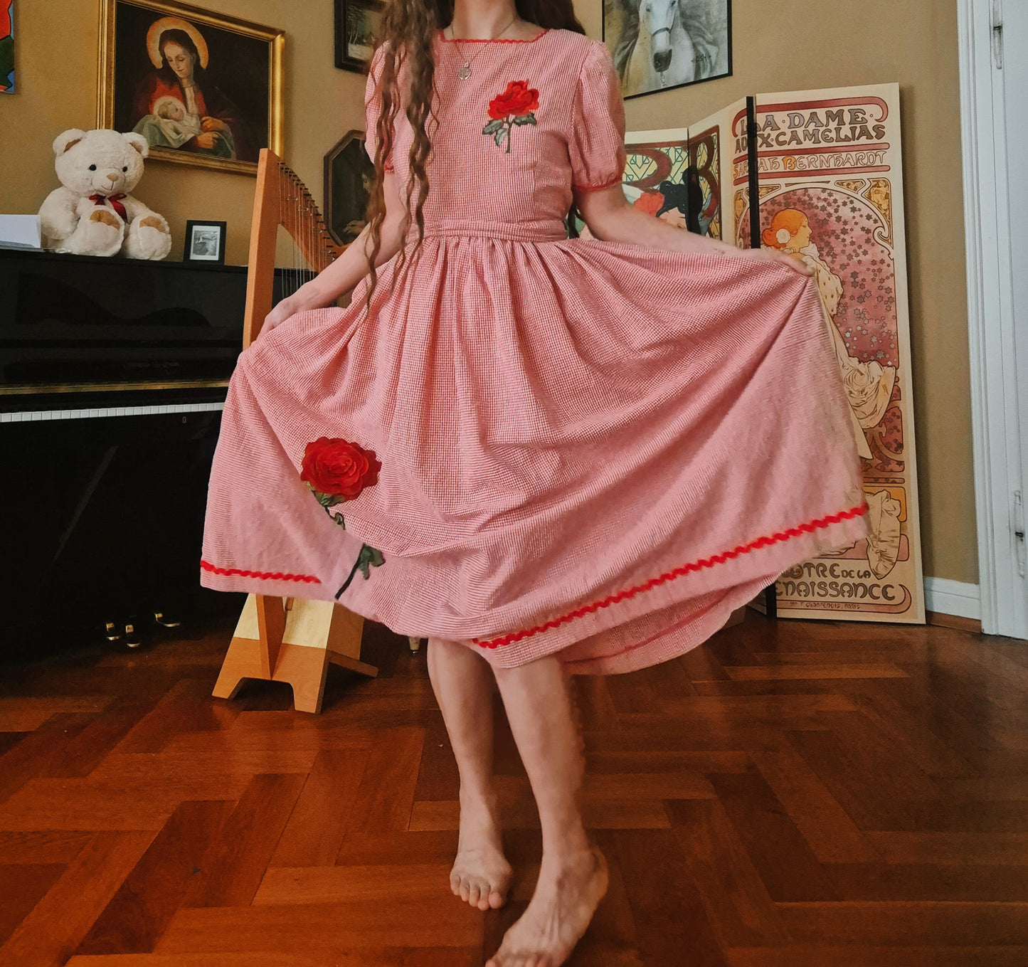 The Sweet Rose Picnic Dress