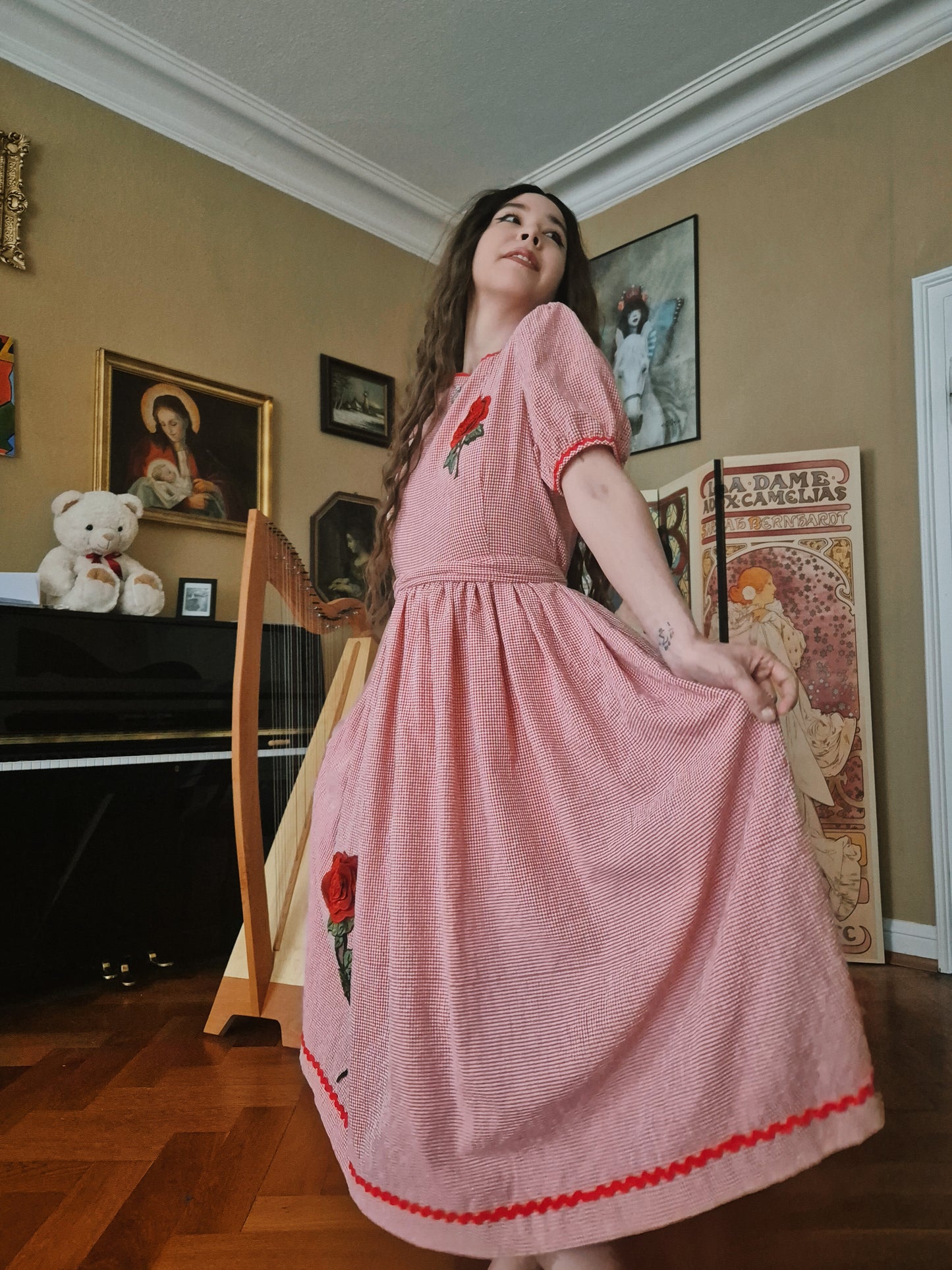 The Sweet Rose Picnic Dress