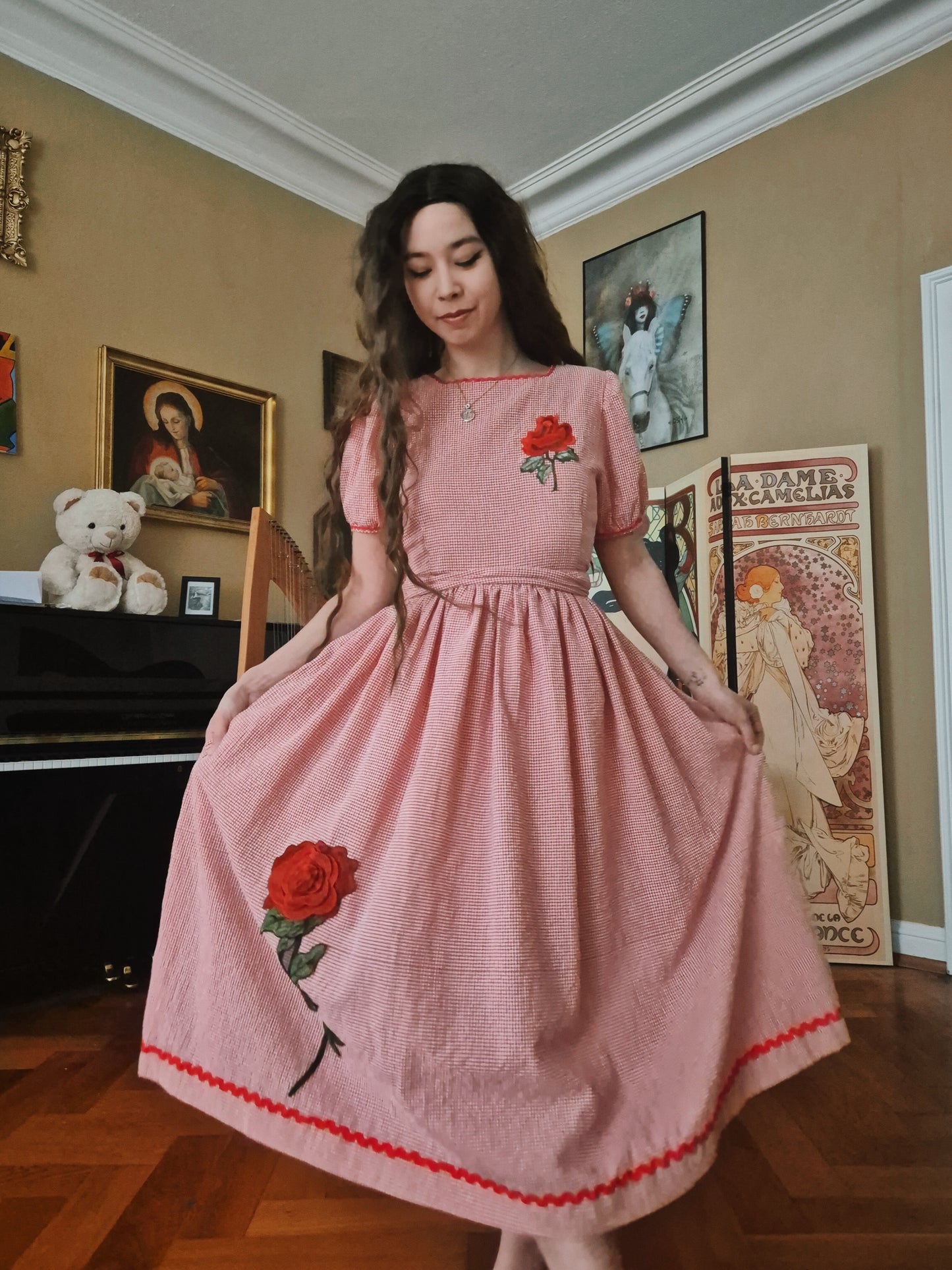 The Sweet Rose Picnic Dress