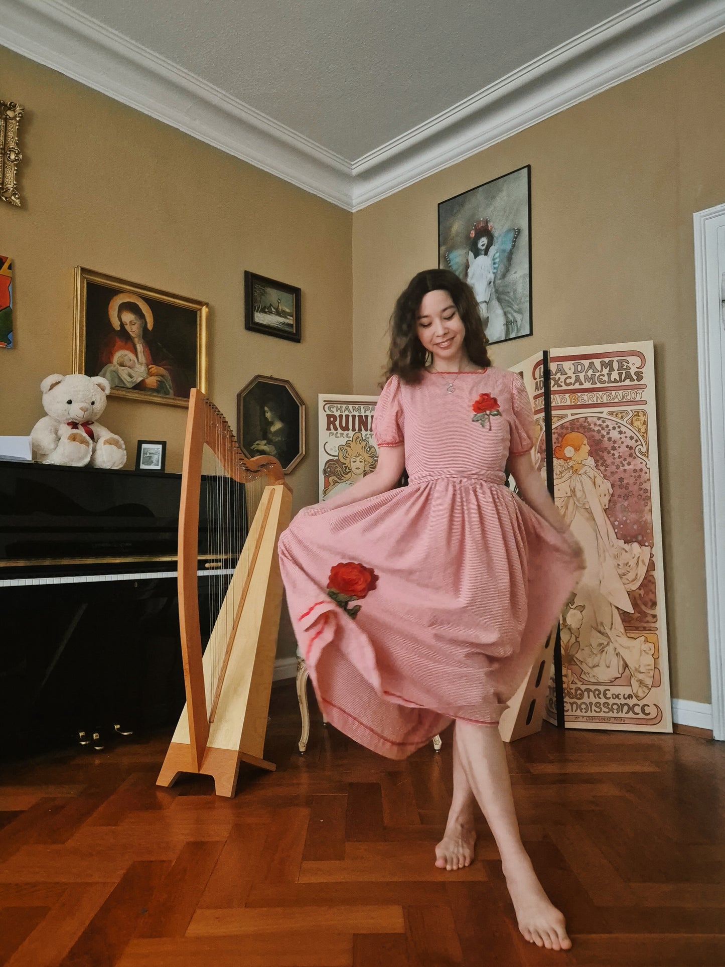 The Sweet Rose Picnic Dress