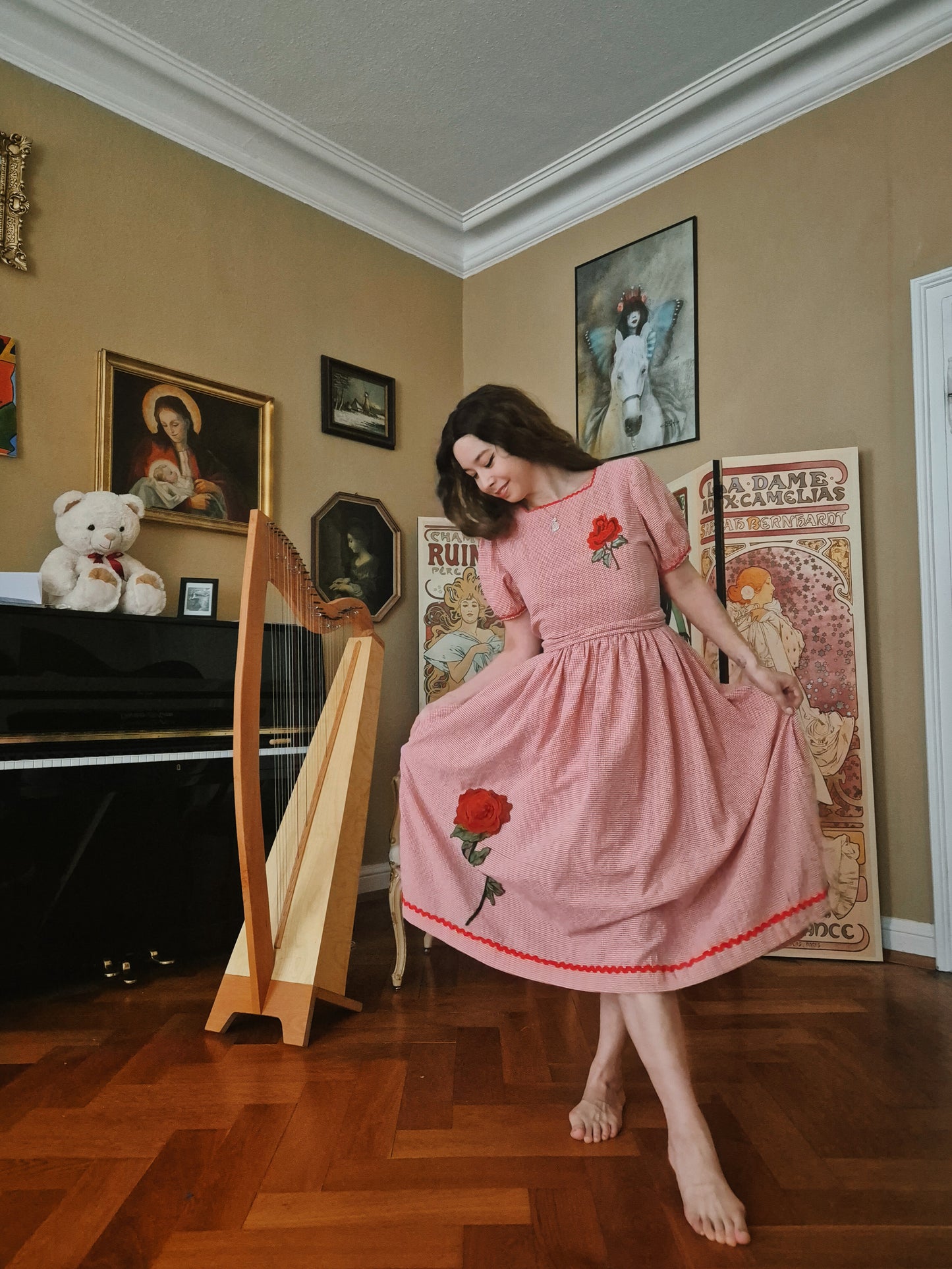The Sweet Rose Picnic Dress