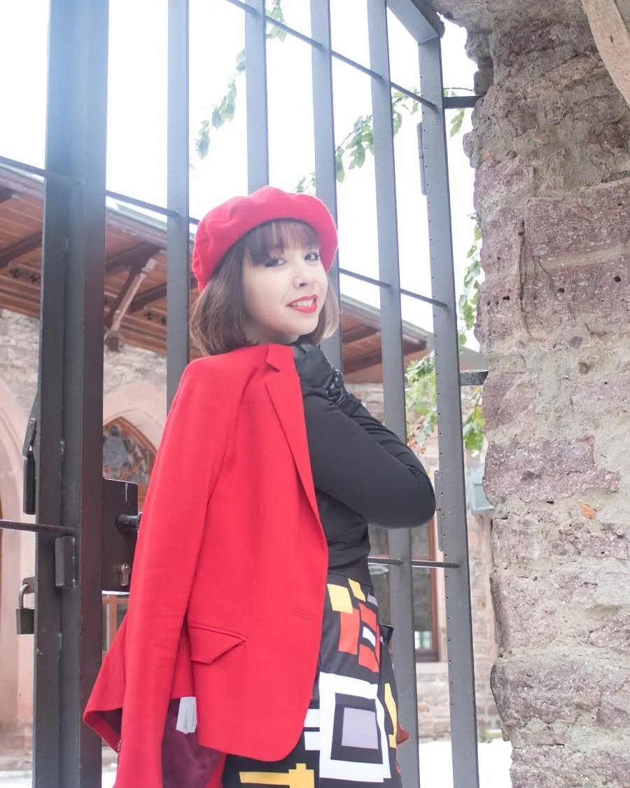 The Red Tenue Du Jour Beret