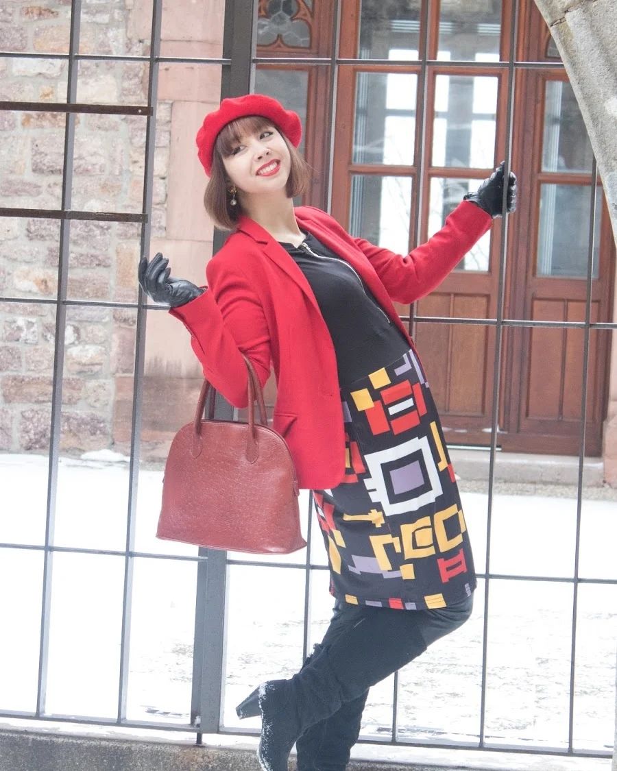The Red Tenue Du Jour Beret