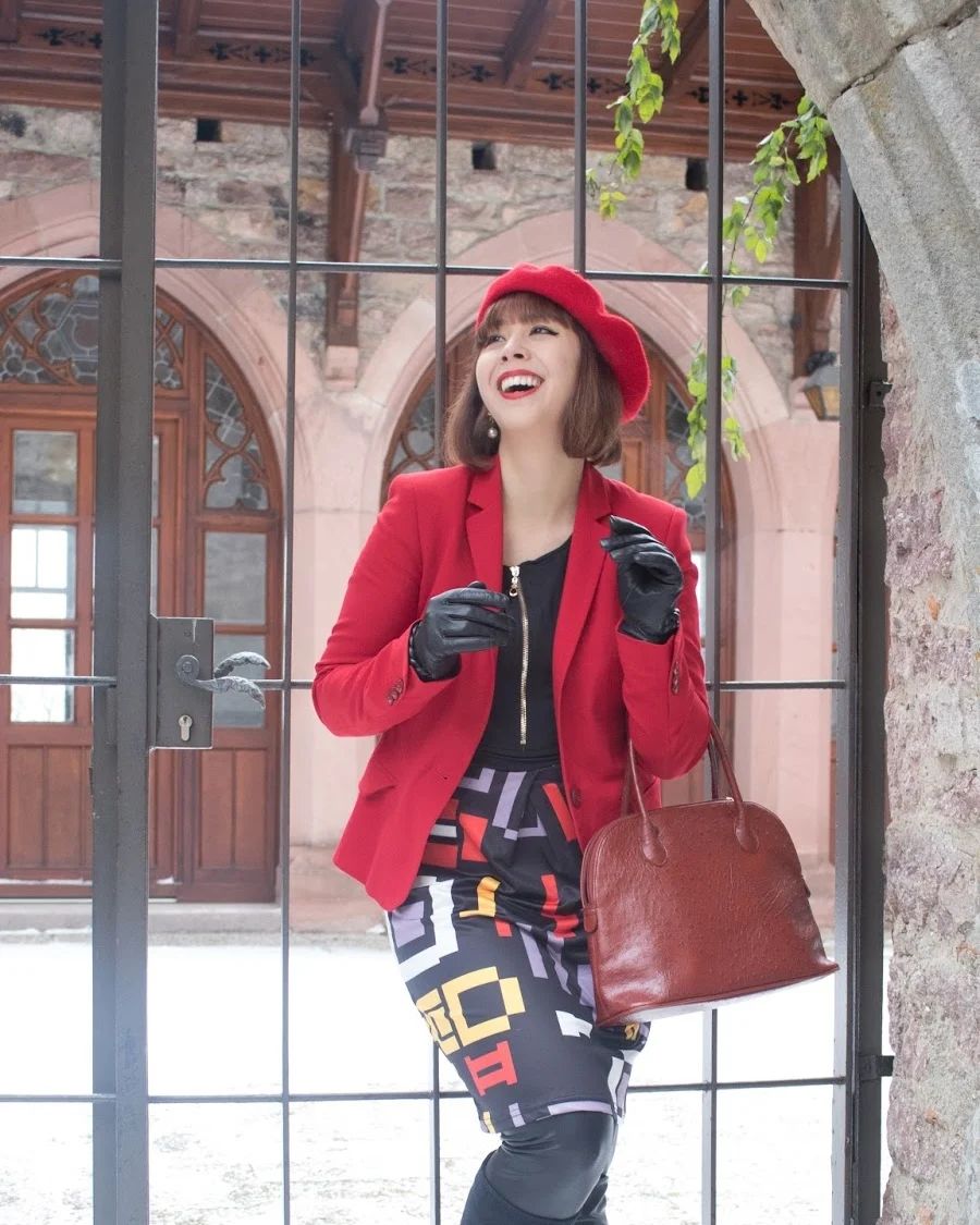 The Red Tenue Du Jour Beret