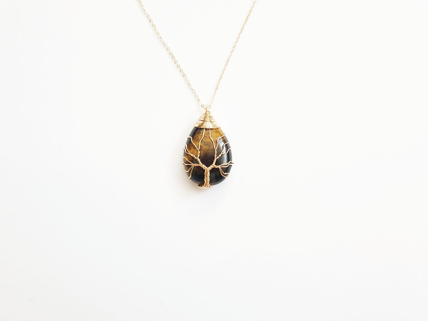 The Tiger's Eye Tree Of Life Necklace