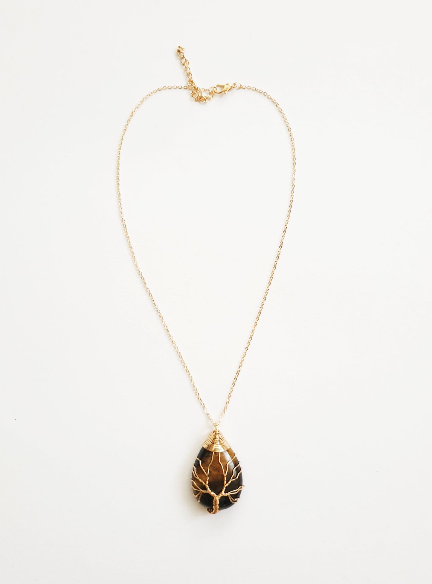 The Tiger's Eye Tree Of Life Necklace