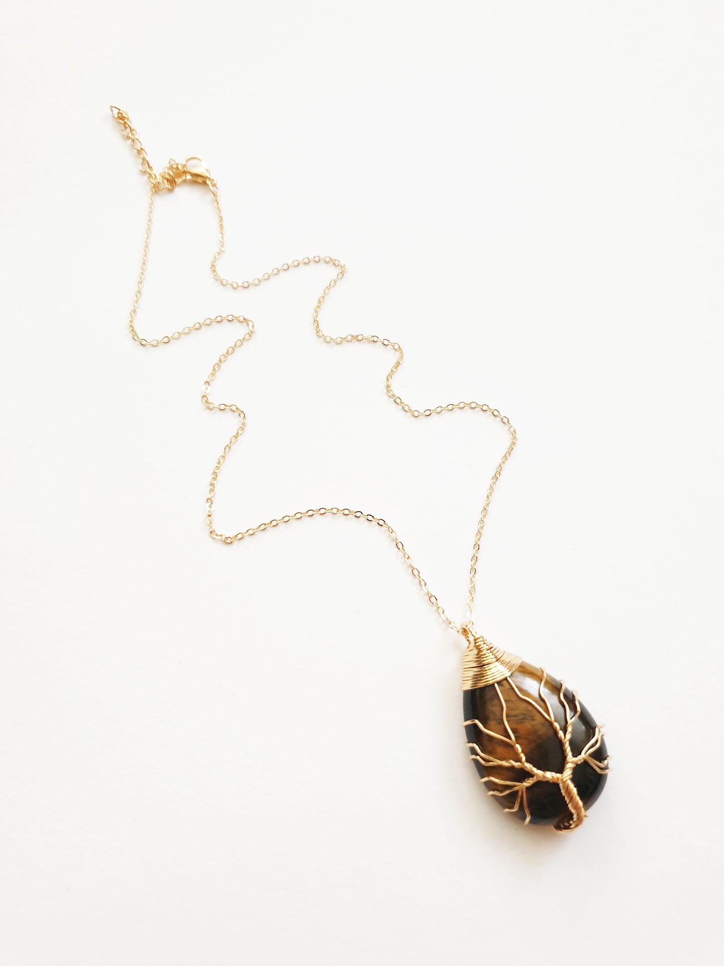 The Tiger's Eye Tree Of Life Necklace