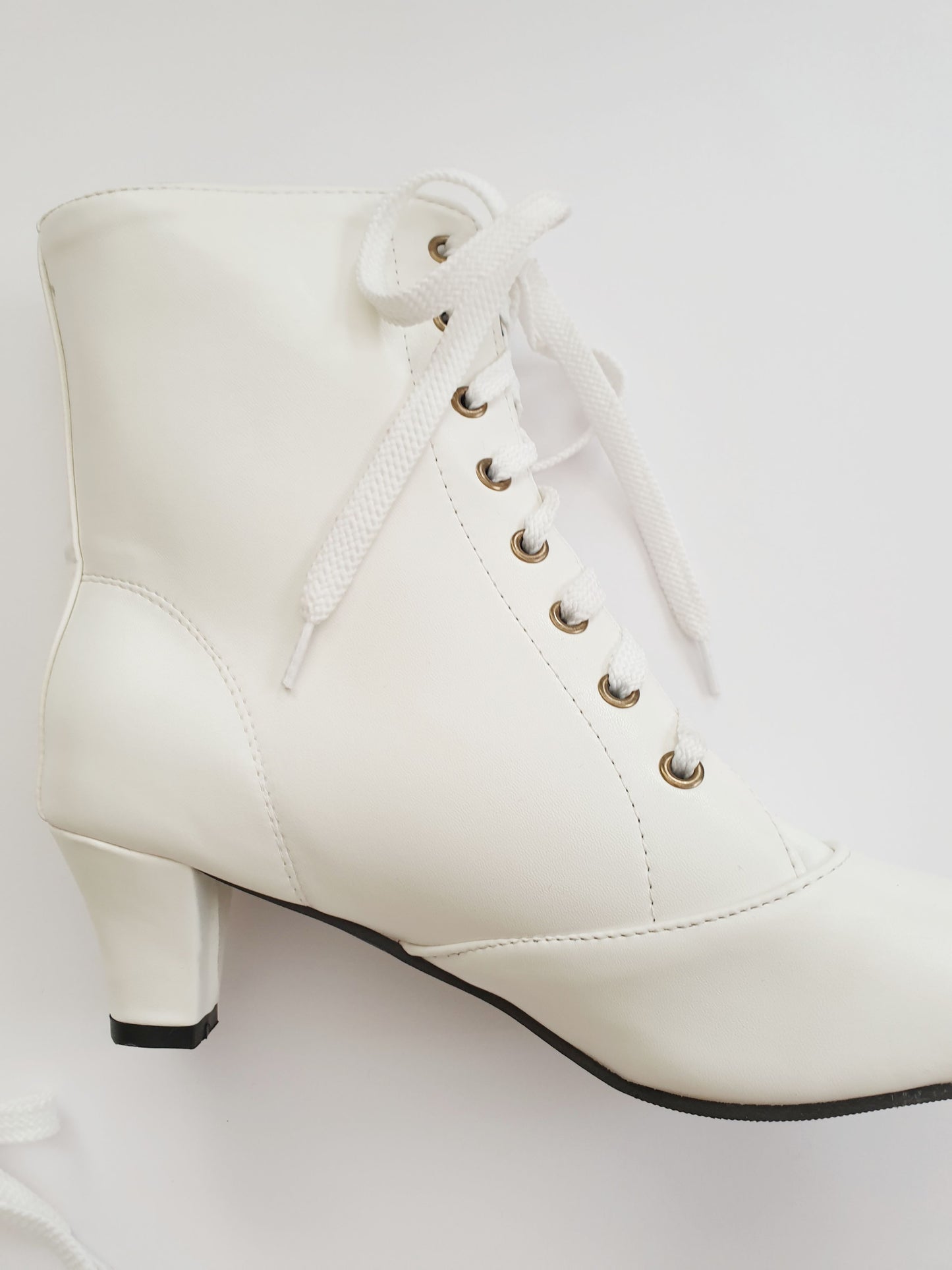 The White Victorian Boots